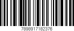 Código de barras (EAN, GTIN, SKU, ISBN): '7898917182376'