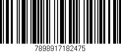 Código de barras (EAN, GTIN, SKU, ISBN): '7898917182475'