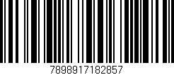 Código de barras (EAN, GTIN, SKU, ISBN): '7898917182857'