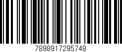 Código de barras (EAN, GTIN, SKU, ISBN): '7898917295748'