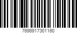 Código de barras (EAN, GTIN, SKU, ISBN): '7898917301180'