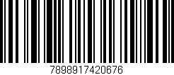 Código de barras (EAN, GTIN, SKU, ISBN): '7898917420676'