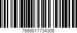 Código de barras (EAN, GTIN, SKU, ISBN): '7898917734308'