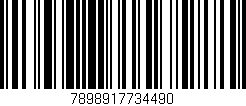 Código de barras (EAN, GTIN, SKU, ISBN): '7898917734490'