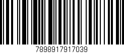 Código de barras (EAN, GTIN, SKU, ISBN): '7898917917039'
