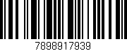 Código de barras (EAN, GTIN, SKU, ISBN): '7898917939'