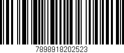 Código de barras (EAN, GTIN, SKU, ISBN): '7898918202523'