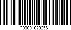 Código de barras (EAN, GTIN, SKU, ISBN): '7898918202561'