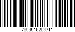 Código de barras (EAN, GTIN, SKU, ISBN): '7898918203711'