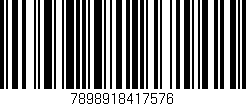 Código de barras (EAN, GTIN, SKU, ISBN): '7898918417576'