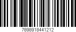 Código de barras (EAN, GTIN, SKU, ISBN): '7898918441212'