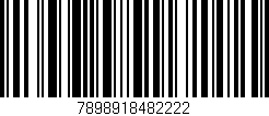 Código de barras (EAN, GTIN, SKU, ISBN): '7898918482222'