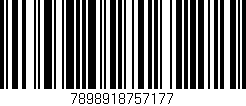 Código de barras (EAN, GTIN, SKU, ISBN): '7898918757177'