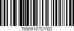 Código de barras (EAN, GTIN, SKU, ISBN): '7898918757382'