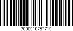 Código de barras (EAN, GTIN, SKU, ISBN): '7898918757719'