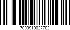 Código de barras (EAN, GTIN, SKU, ISBN): '7898918827702'