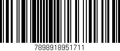 Código de barras (EAN, GTIN, SKU, ISBN): '7898918951711'