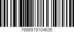Código de barras (EAN, GTIN, SKU, ISBN): '7898919104635'