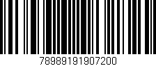 Código de barras (EAN, GTIN, SKU, ISBN): '78989191907200'