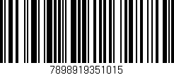Código de barras (EAN, GTIN, SKU, ISBN): '7898919351015'