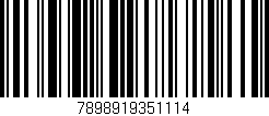 Código de barras (EAN, GTIN, SKU, ISBN): '7898919351114'