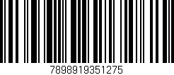 Código de barras (EAN, GTIN, SKU, ISBN): '7898919351275'