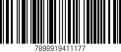 Código de barras (EAN, GTIN, SKU, ISBN): '7898919411177'