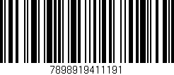 Código de barras (EAN, GTIN, SKU, ISBN): '7898919411191'