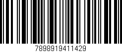 Código de barras (EAN, GTIN, SKU, ISBN): '7898919411429'