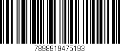 Código de barras (EAN, GTIN, SKU, ISBN): '7898919475193'