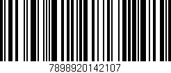 Código de barras (EAN, GTIN, SKU, ISBN): '7898920142107'