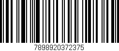 Código de barras (EAN, GTIN, SKU, ISBN): '7898920372375'