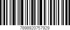 Código de barras (EAN, GTIN, SKU, ISBN): '7898920757929'
