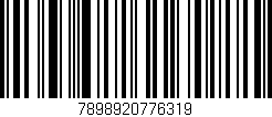 Código de barras (EAN, GTIN, SKU, ISBN): '7898920776319'