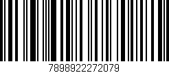Código de barras (EAN, GTIN, SKU, ISBN): '7898922272079'