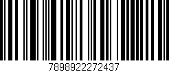 Código de barras (EAN, GTIN, SKU, ISBN): '7898922272437'
