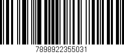 Código de barras (EAN, GTIN, SKU, ISBN): '7898922355031'
