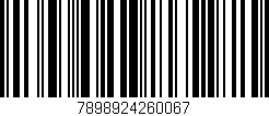 Código de barras (EAN, GTIN, SKU, ISBN): '7898924260067'