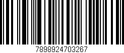 Código de barras (EAN, GTIN, SKU, ISBN): '7898924703267'