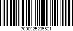 Código de barras (EAN, GTIN, SKU, ISBN): '7898925205531'