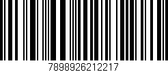 Código de barras (EAN, GTIN, SKU, ISBN): '7898926212217'