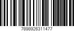 Código de barras (EAN, GTIN, SKU, ISBN): '7898926311477'