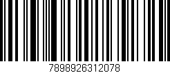 Código de barras (EAN, GTIN, SKU, ISBN): '7898926312078'