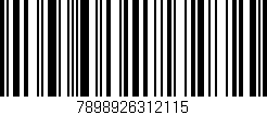Código de barras (EAN, GTIN, SKU, ISBN): '7898926312115'