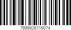 Código de barras (EAN, GTIN, SKU, ISBN): '7898926716074'