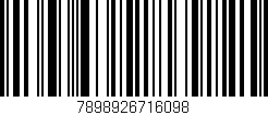 Código de barras (EAN, GTIN, SKU, ISBN): '7898926716098'