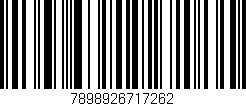 Código de barras (EAN, GTIN, SKU, ISBN): '7898926717262'