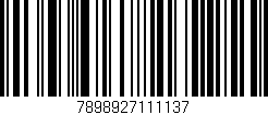Código de barras (EAN, GTIN, SKU, ISBN): '7898927111137'