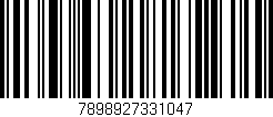 Código de barras (EAN, GTIN, SKU, ISBN): '7898927331047'