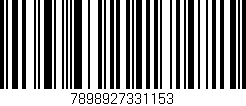 Código de barras (EAN, GTIN, SKU, ISBN): '7898927331153'